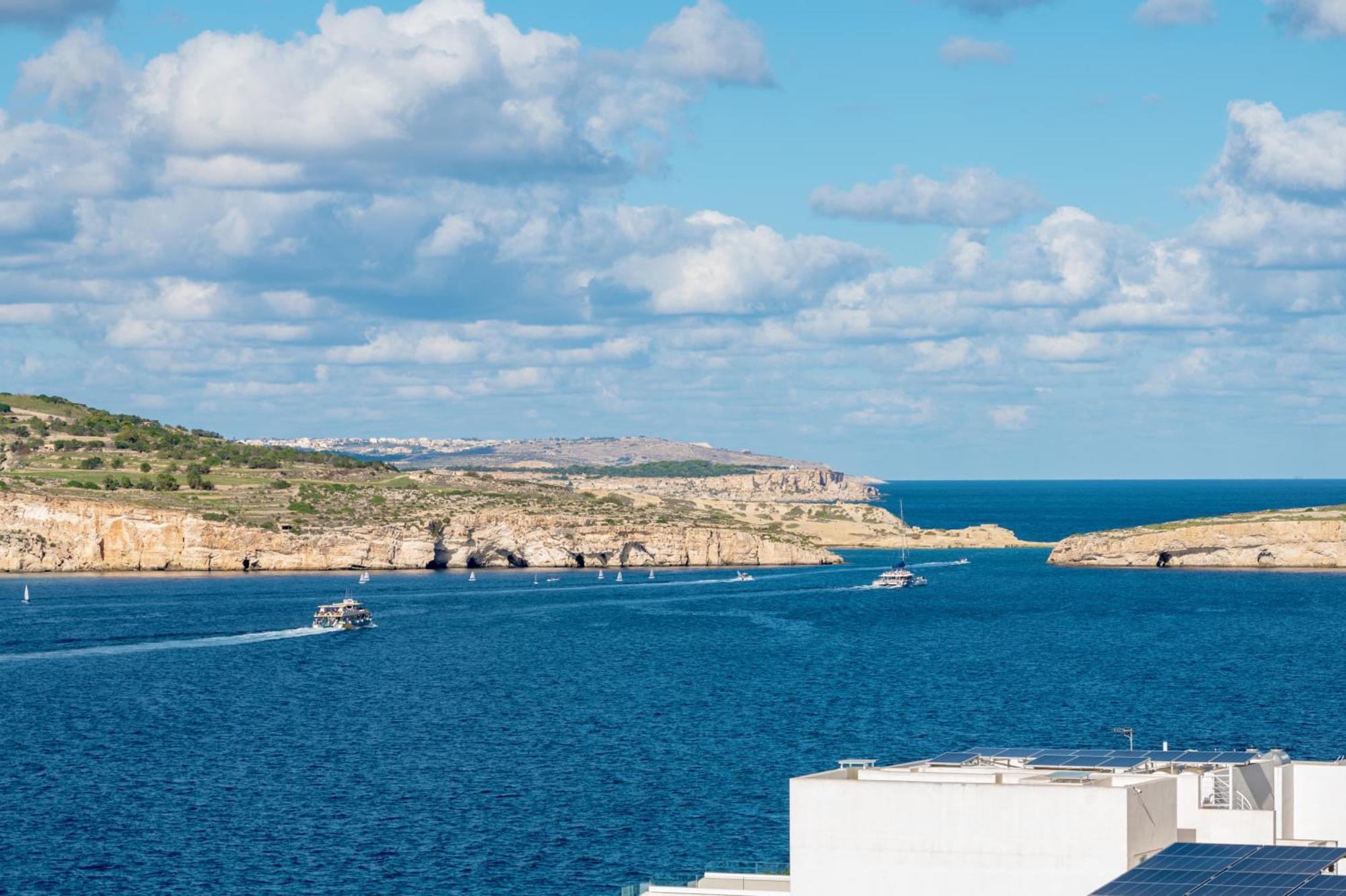 Seashells Apartments With Terrace, Just Off The Seafront In Bugibba - By Getawaysmalta San Pawl il-Baħar Eksteriør bilde